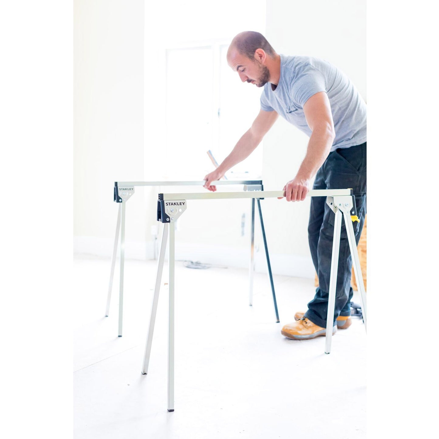 Saw trestle with folding legs 340kg/pair 2pcs