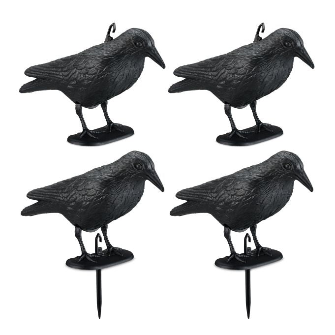 Scarecrow crow set of 4