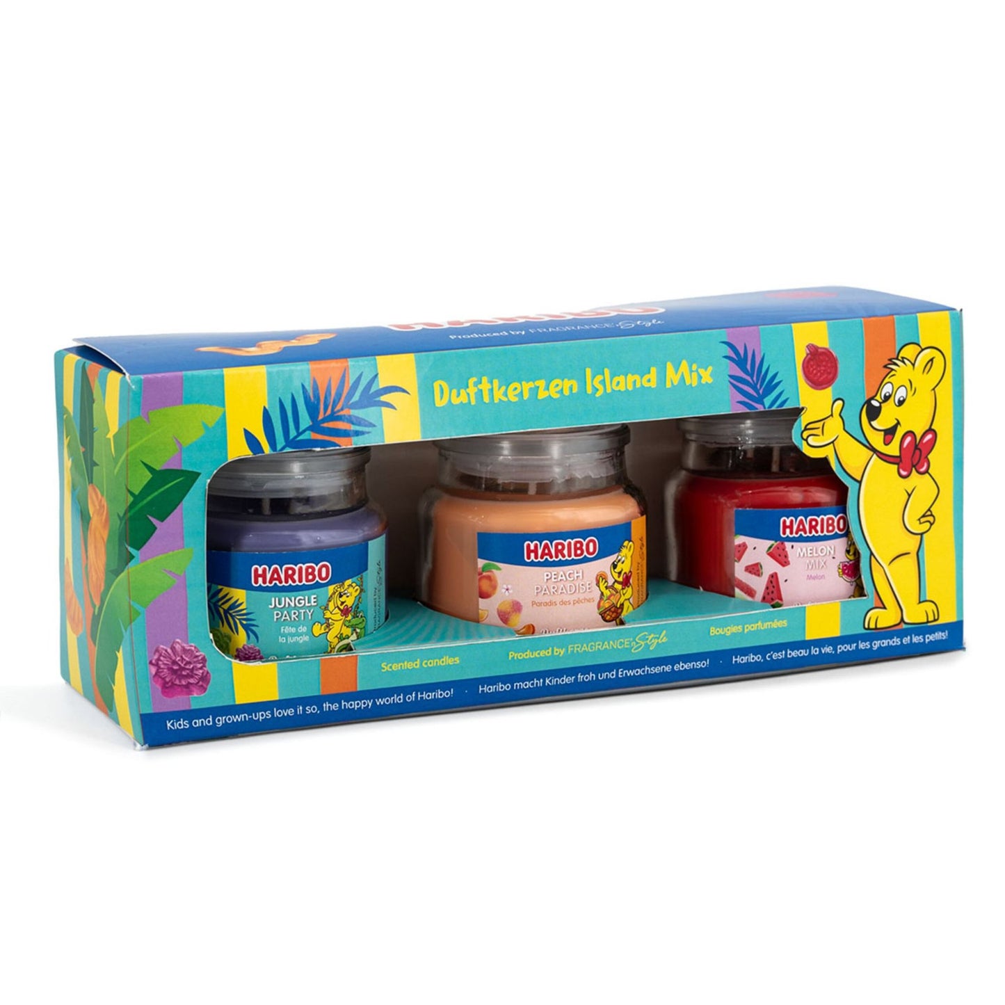 Scented Candle Gift Set – 3 Glass Jar Candles
