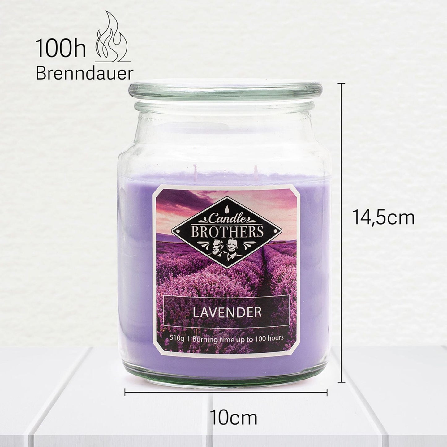 Scented Candle with Cotton Wicks for Relaxation