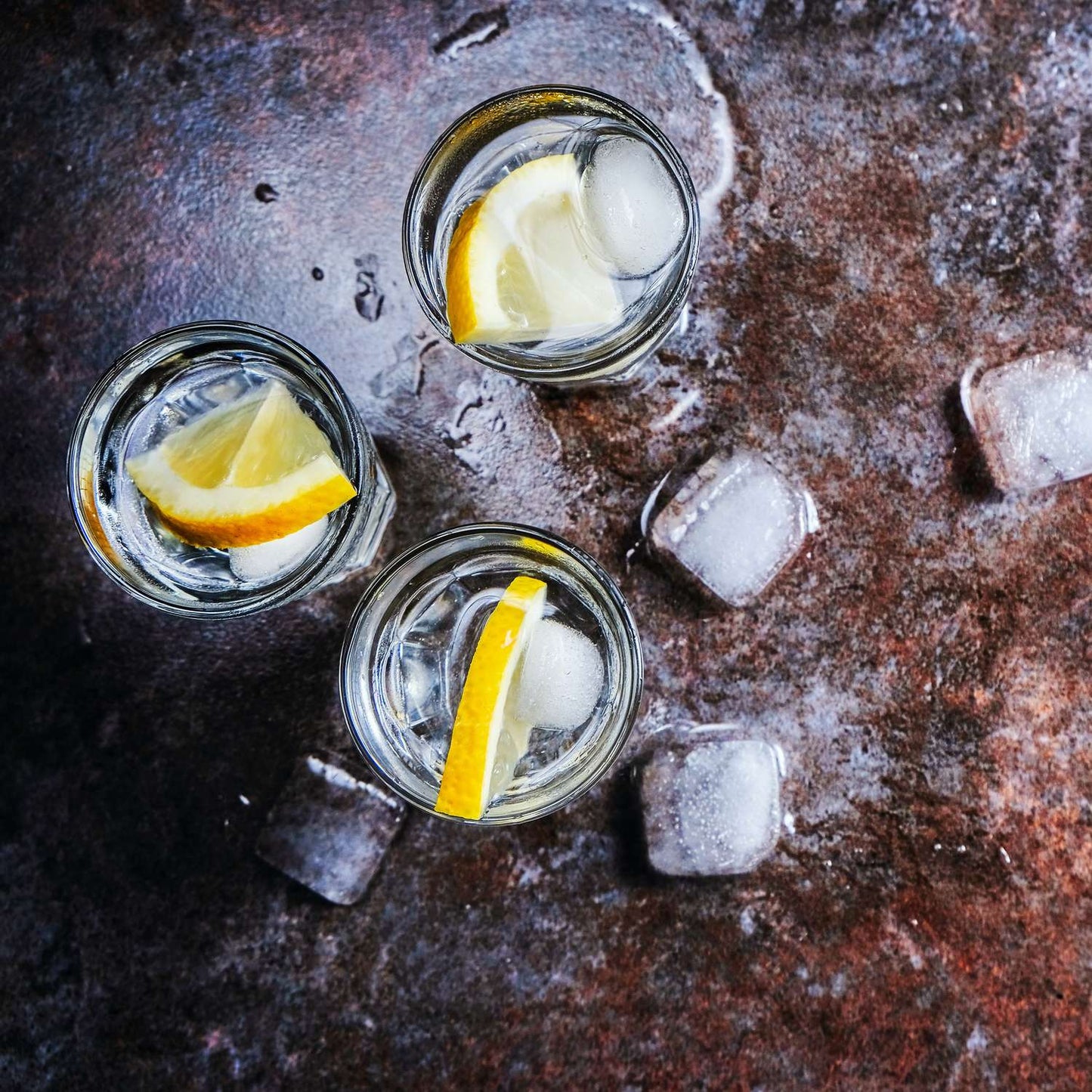 Schnapps board in wood with 6 glasses