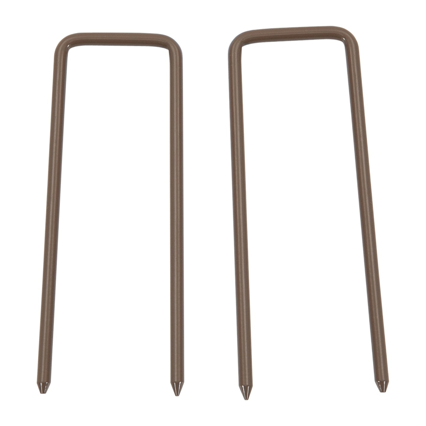 Expandable aluminum garden barrier, brown, 52-405 cm