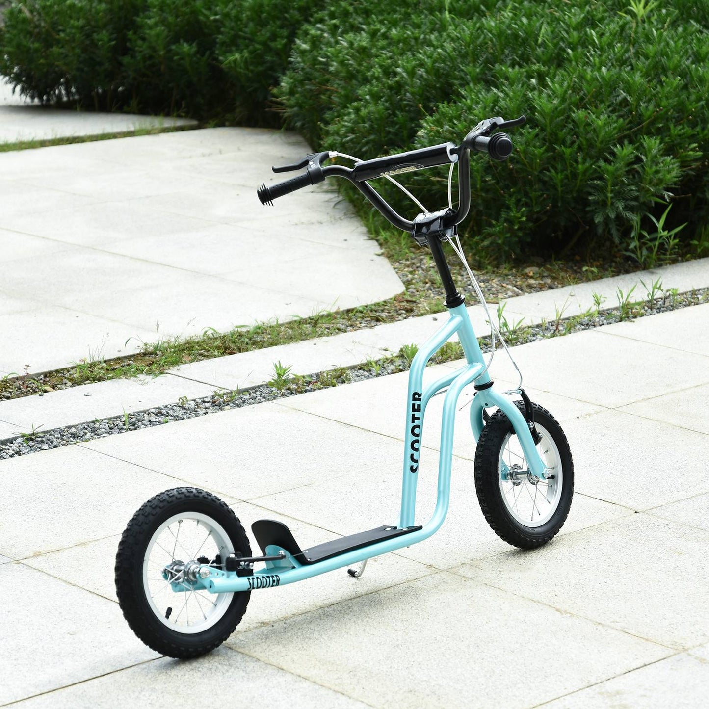 Scooter with 12"" air tires for children from 5 years and up