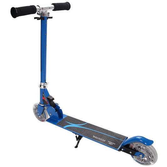Scooter scooter kick scooter children's scooter city scooter foldable up to 70KG-blue