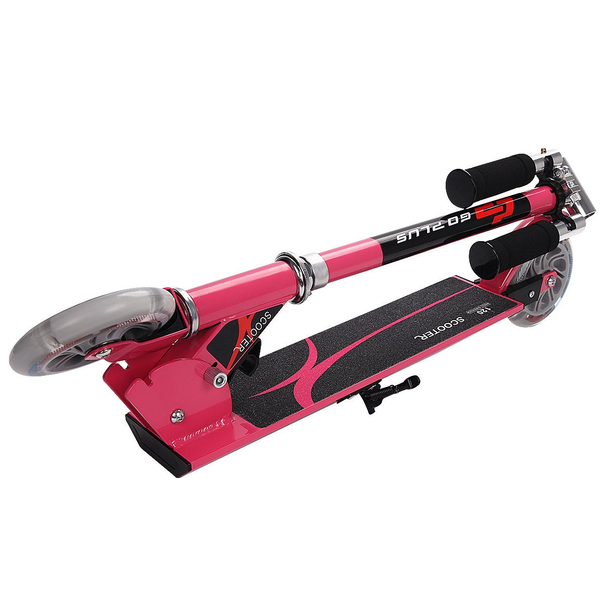 Scooter scooter kick scooter children's scooter city scooter foldable up to 70KG-pink