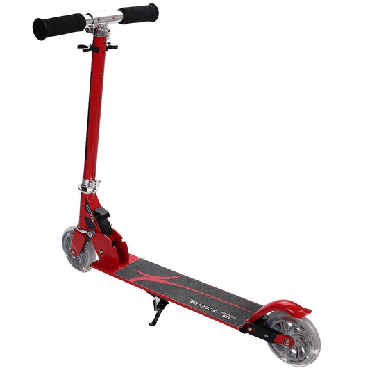 Scooter scooter kick scooter children's scooter city scooter foldable up to 70 kg-red