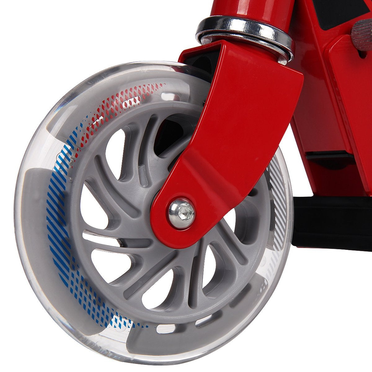 Scooter scooter kick scooter children's scooter city scooter foldable up to 70 kg-red