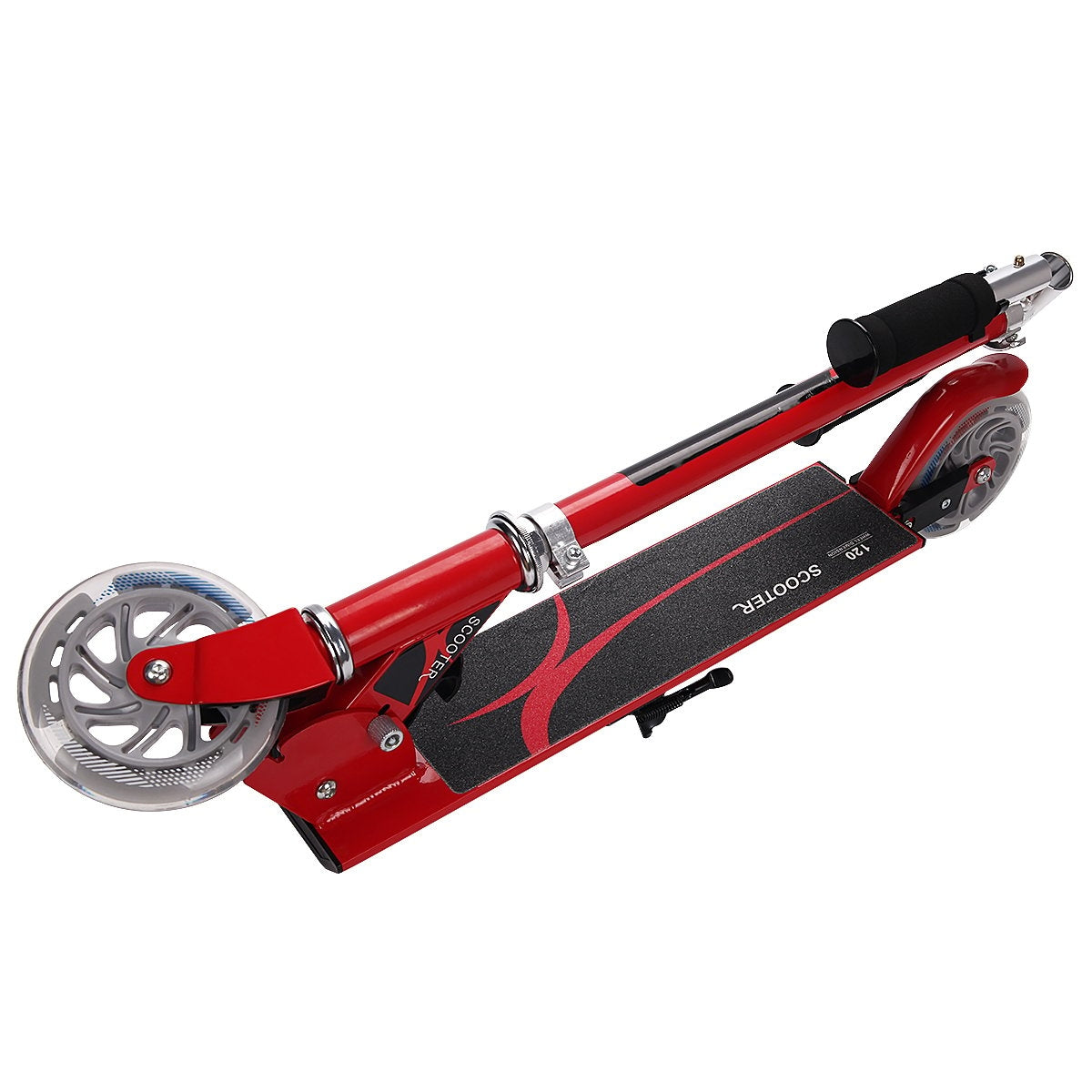 Scooter scooter kick scooter children's scooter city scooter foldable up to 70 kg-red