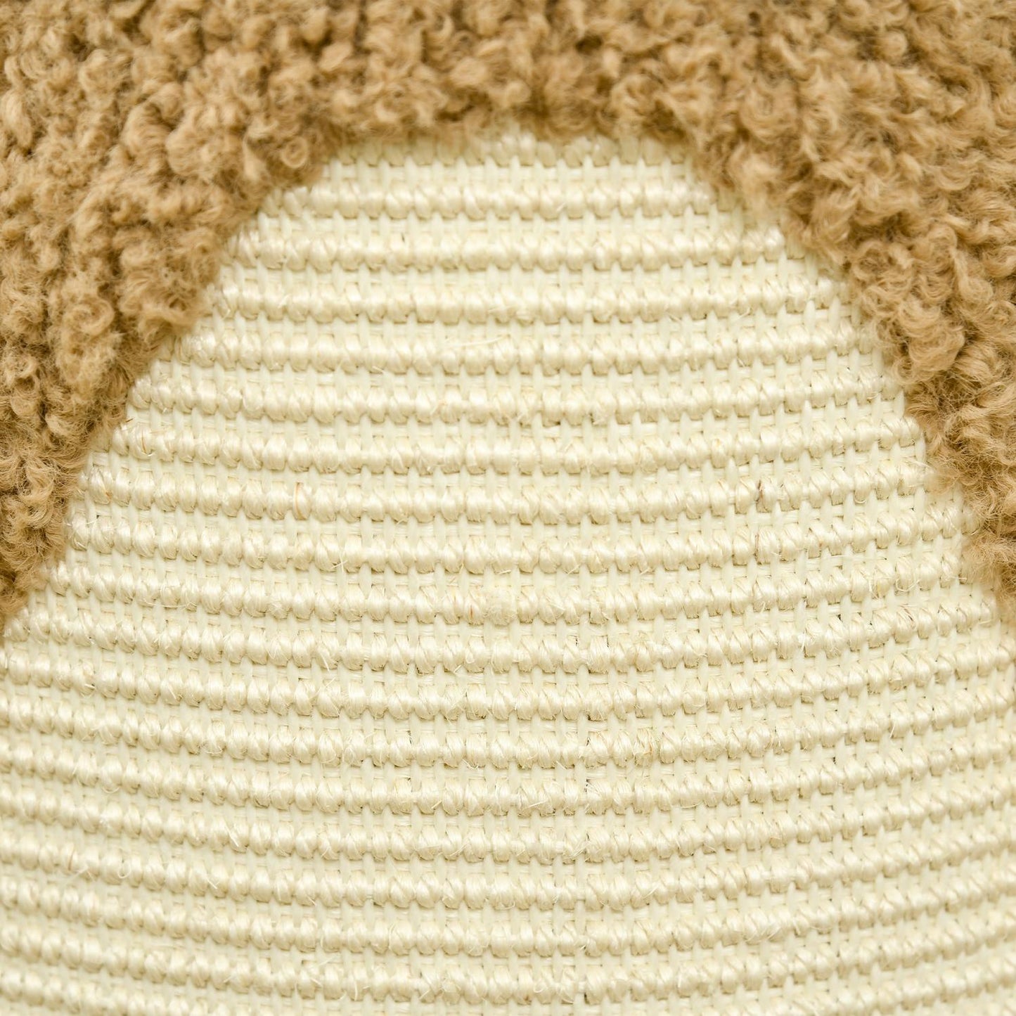 Cat Scratching Tower with caves and board, light brown, 66cm