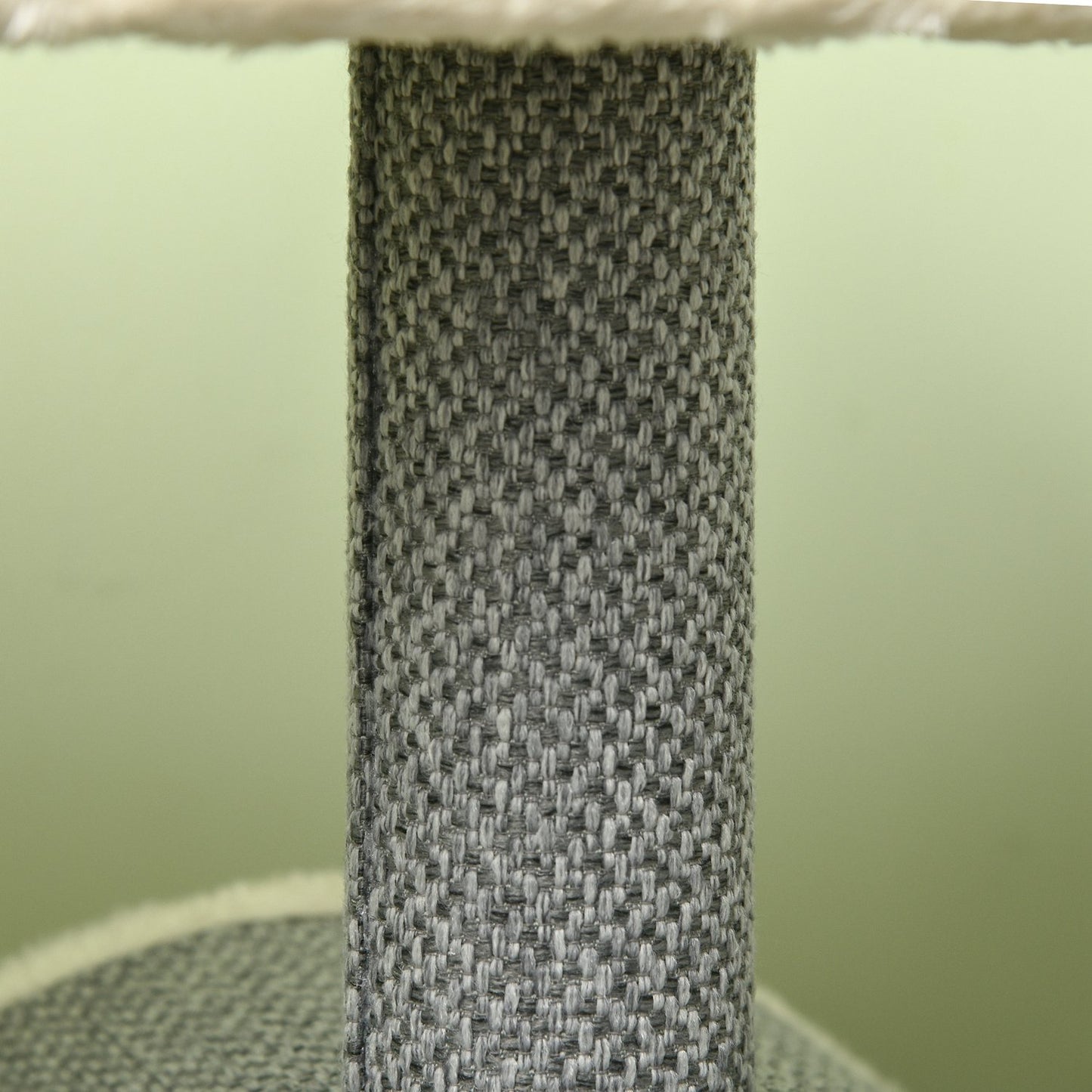 Cat tree with sisal scratching post, play ball and beds, gray