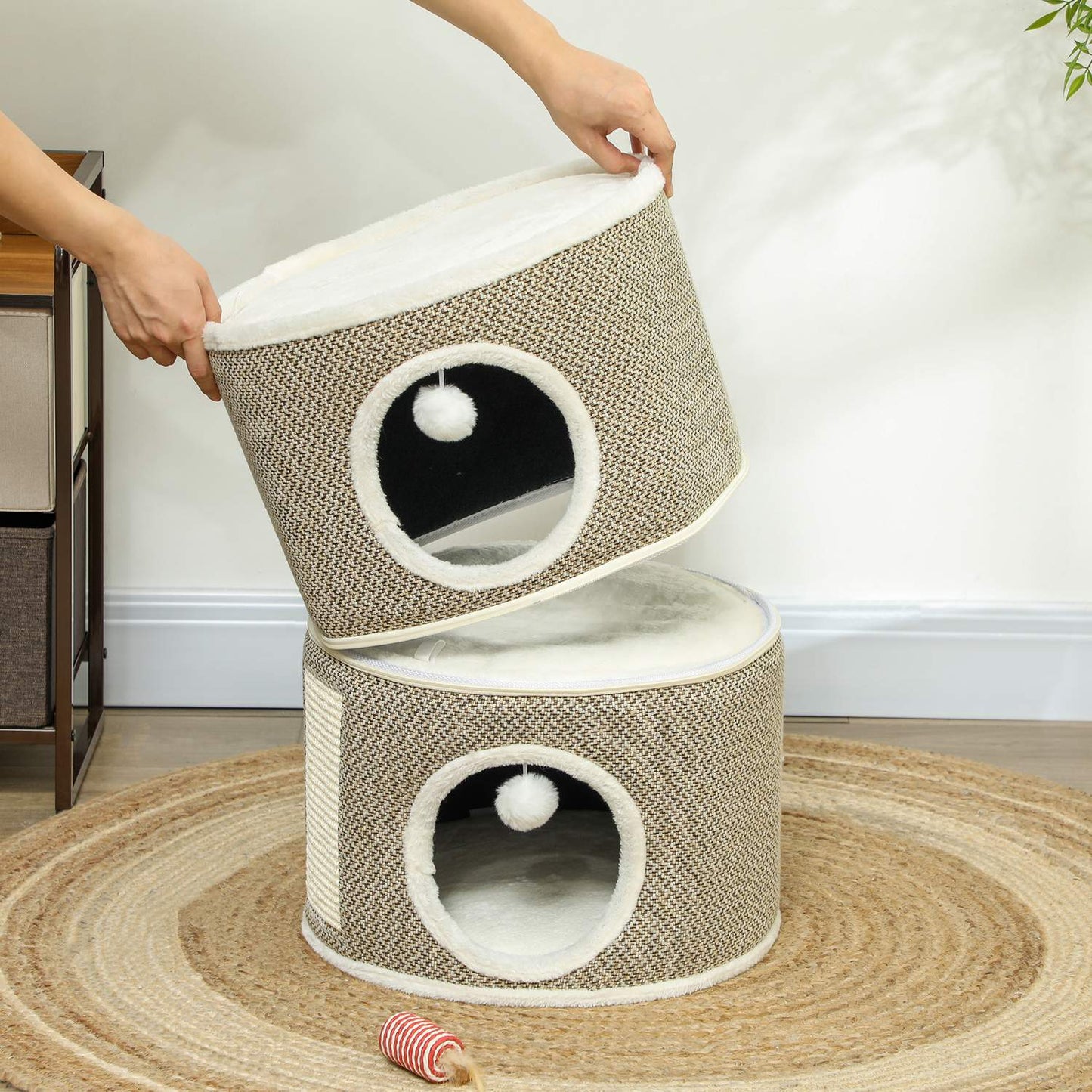 Cat Scratching Tray, Sisal, 56 cm, for cats up to 5 kg
