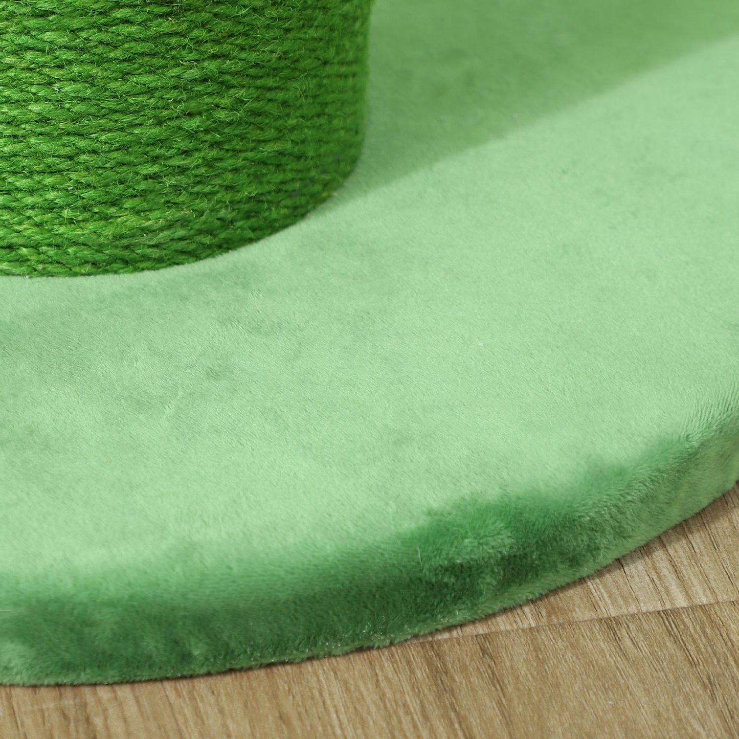 Green Sisal Cat Scratching Post - 63cm Indoor Use