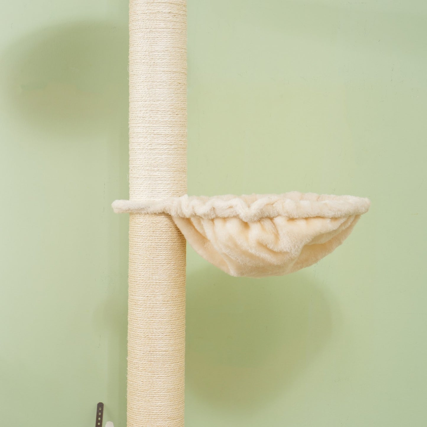 Adjustable cat tree with hammock, ceiling height 230-250cm