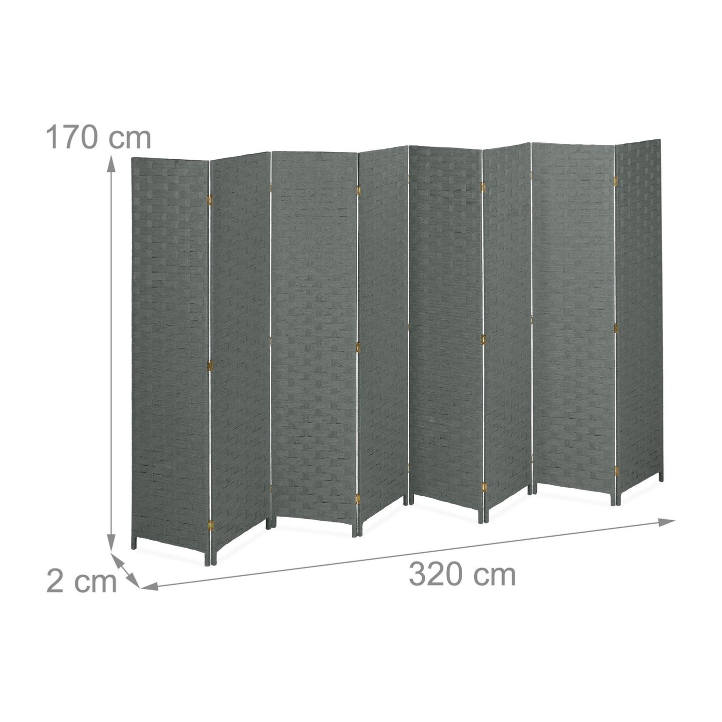 Screen 8 parts in grey