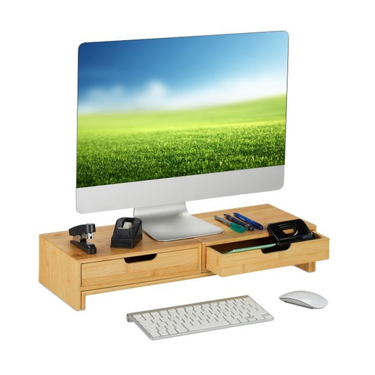 Screen stand for 2 screens
