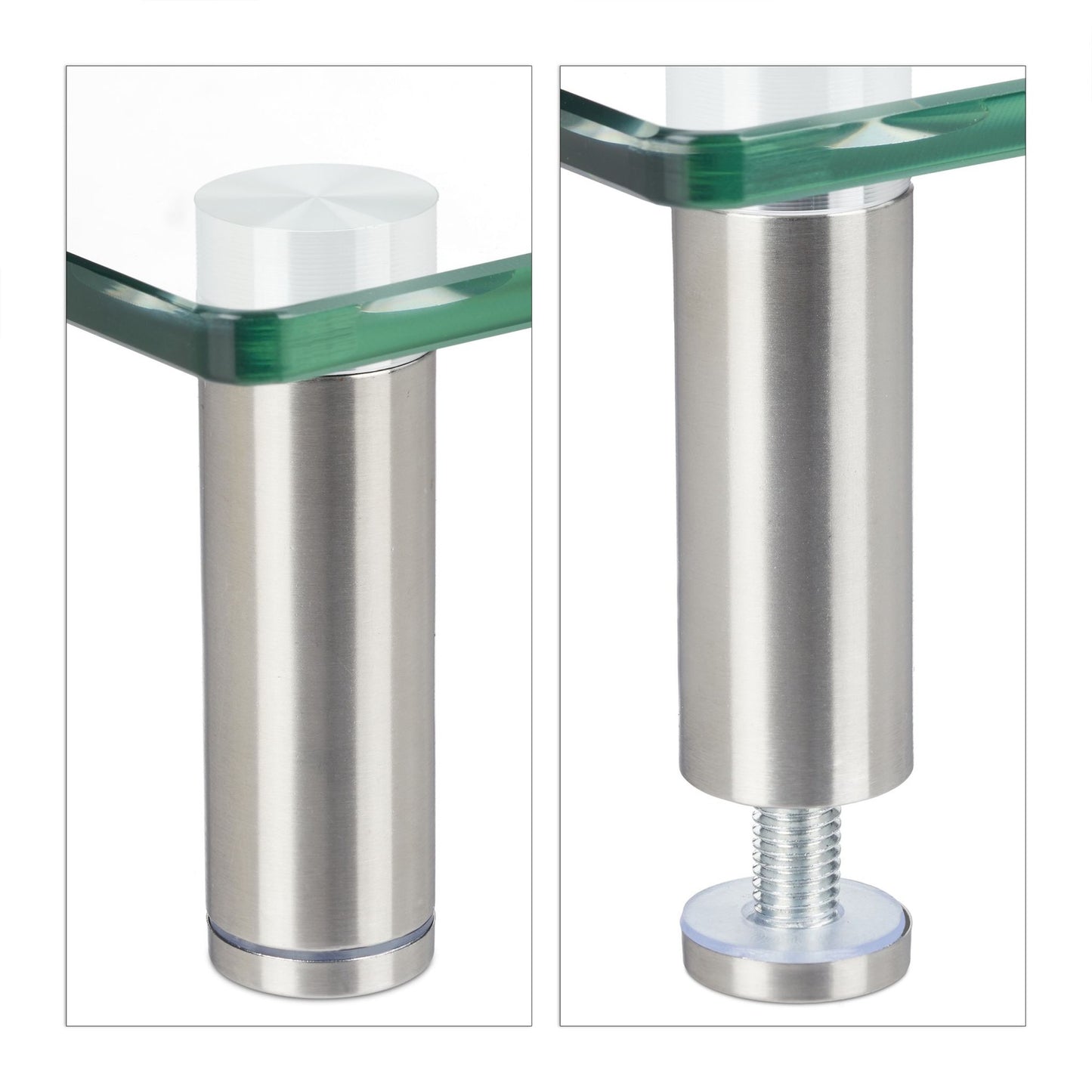 Screen stand in glass