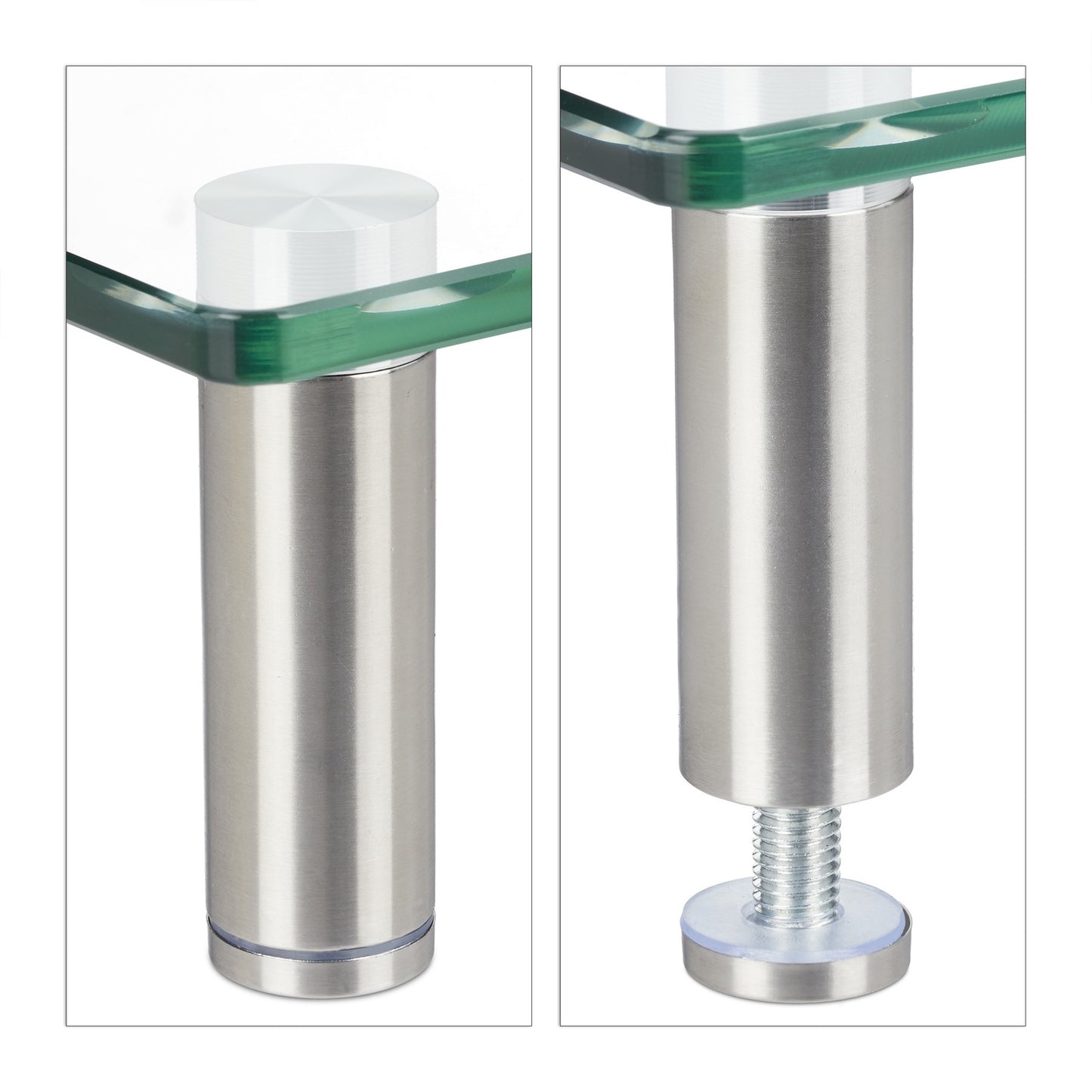 Screen stand in glass