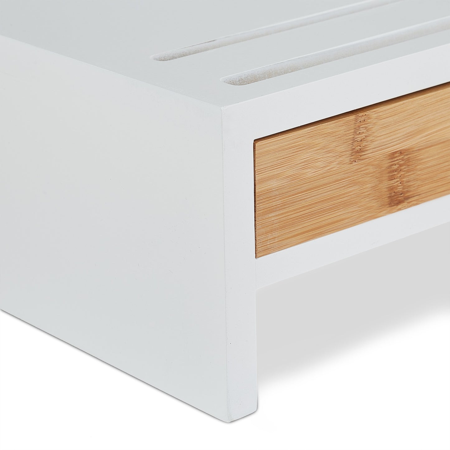 Screen stand with storage