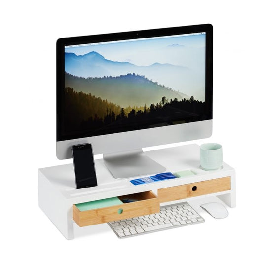 Screen stand with storage