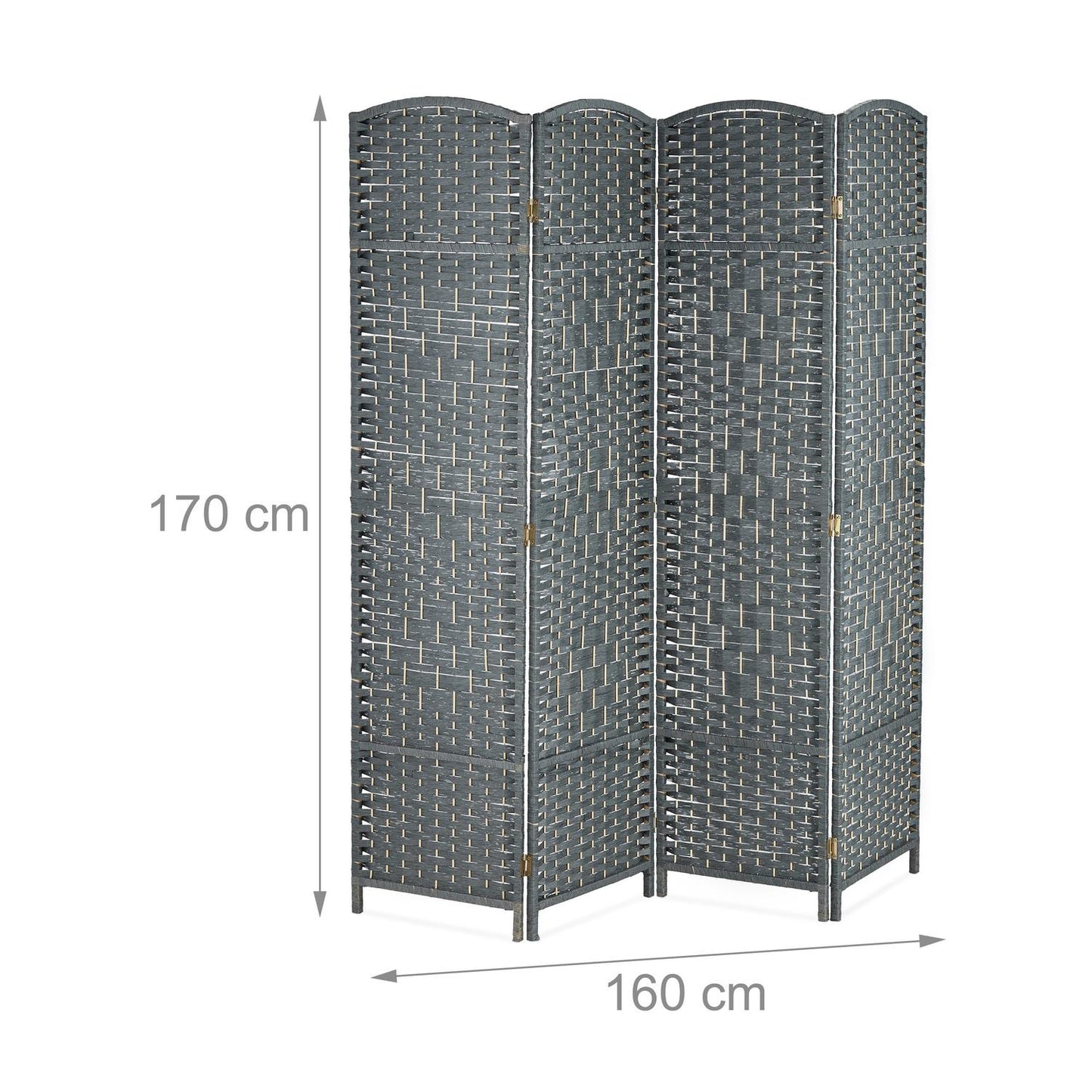 Screen wall with 4 panels