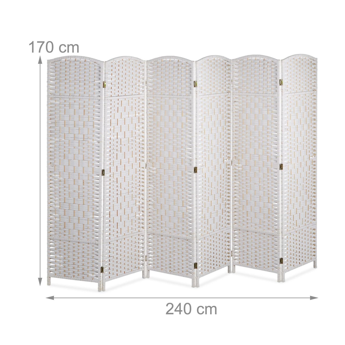 Screen wall with 6 panels