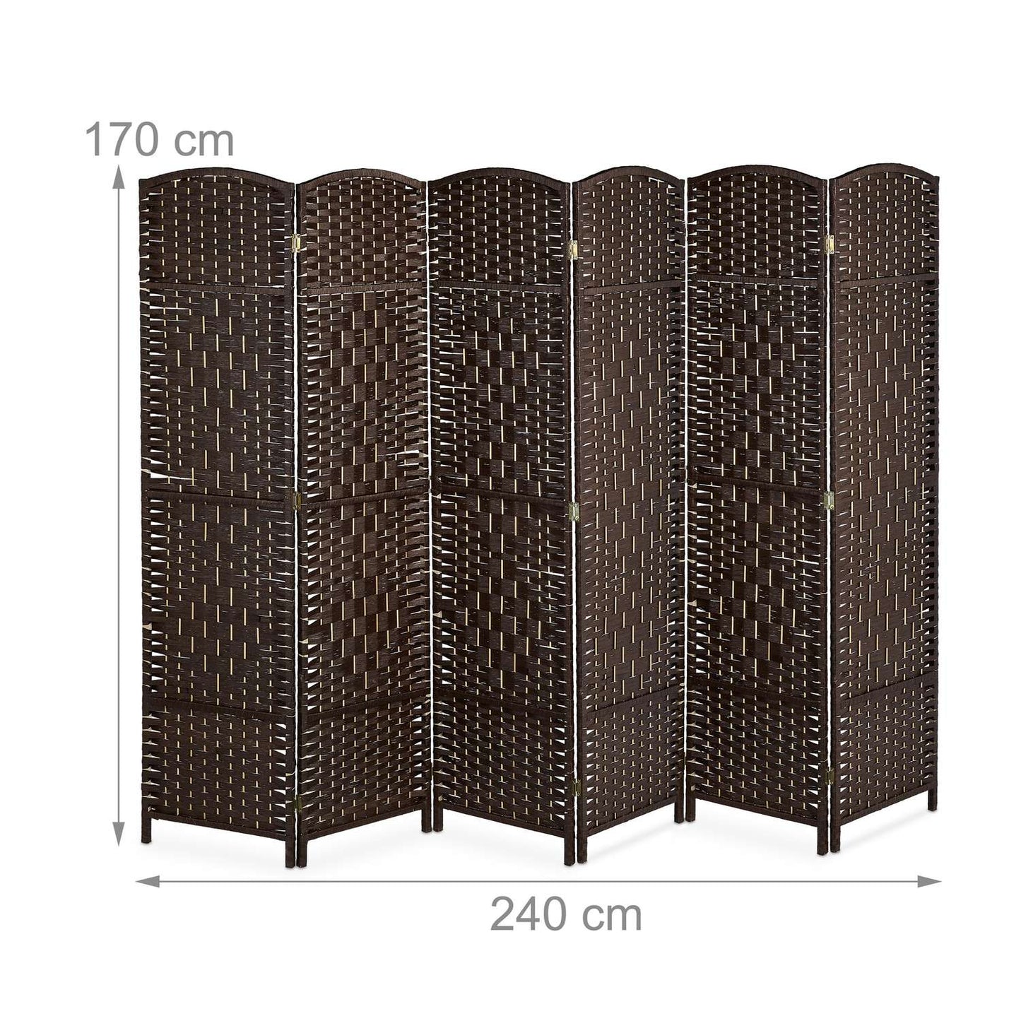 Screen wall with 6 panels