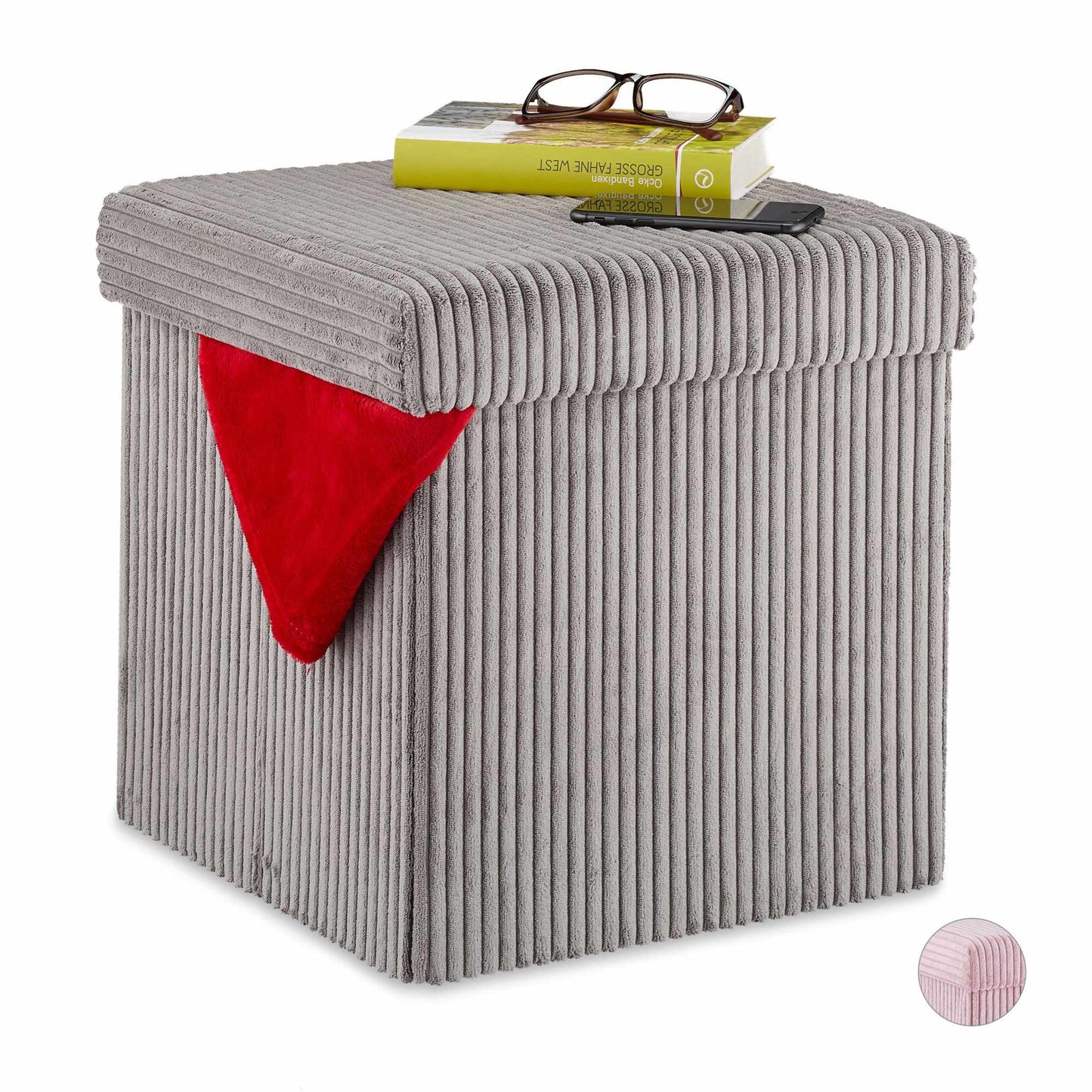 Seat Cube foldable velvet