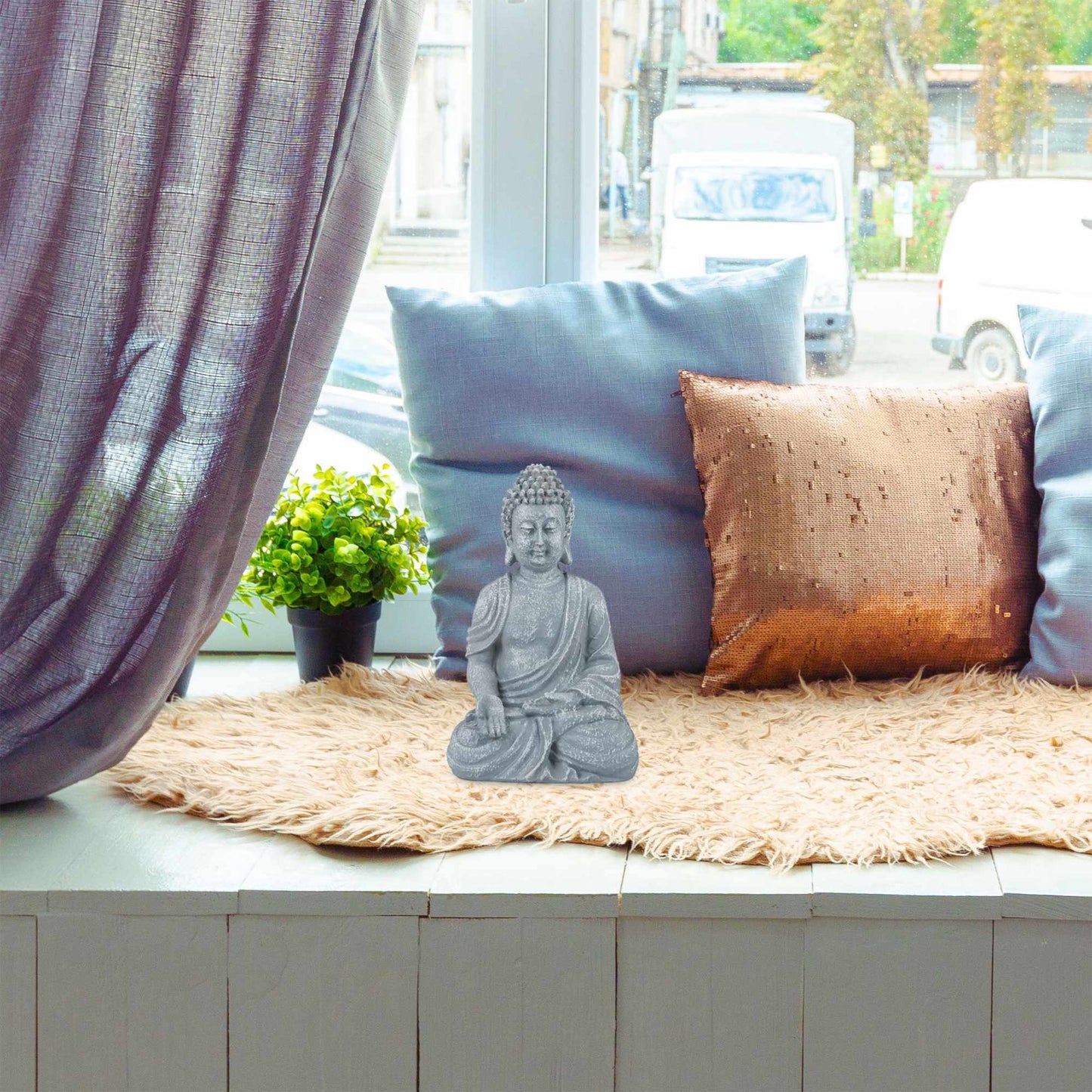 Seated Buddha figure 30 cm