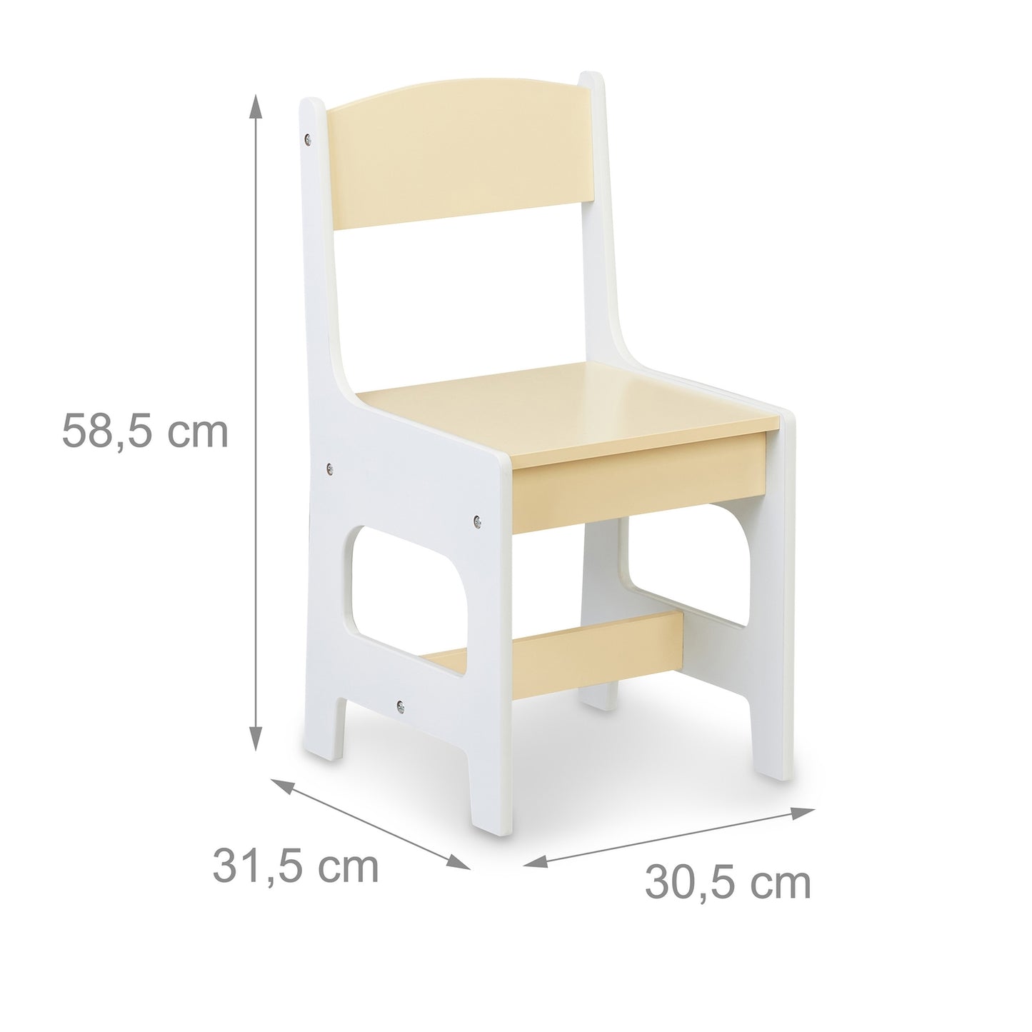 Seating group for children with blackboard