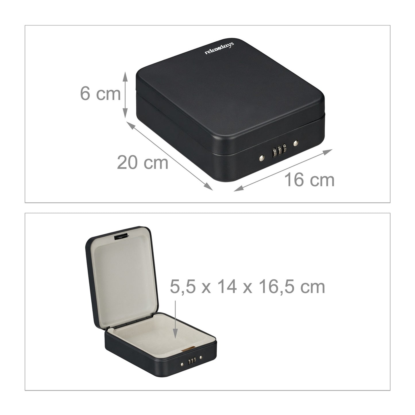 Security Box with Combination Lock