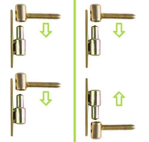 Security gate for doors 72-122 cm