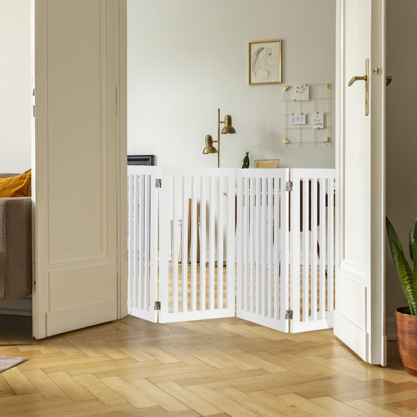 Security gate wood