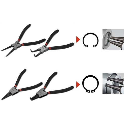 Seger ring pliers 4 pcs Bigstren 22159