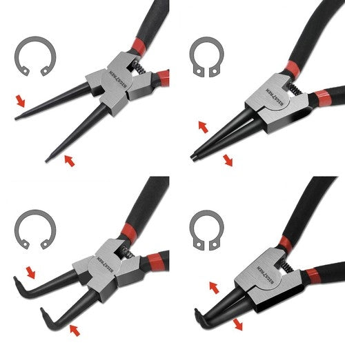 Seger ring pliers 4 pcs Bigstren 22159