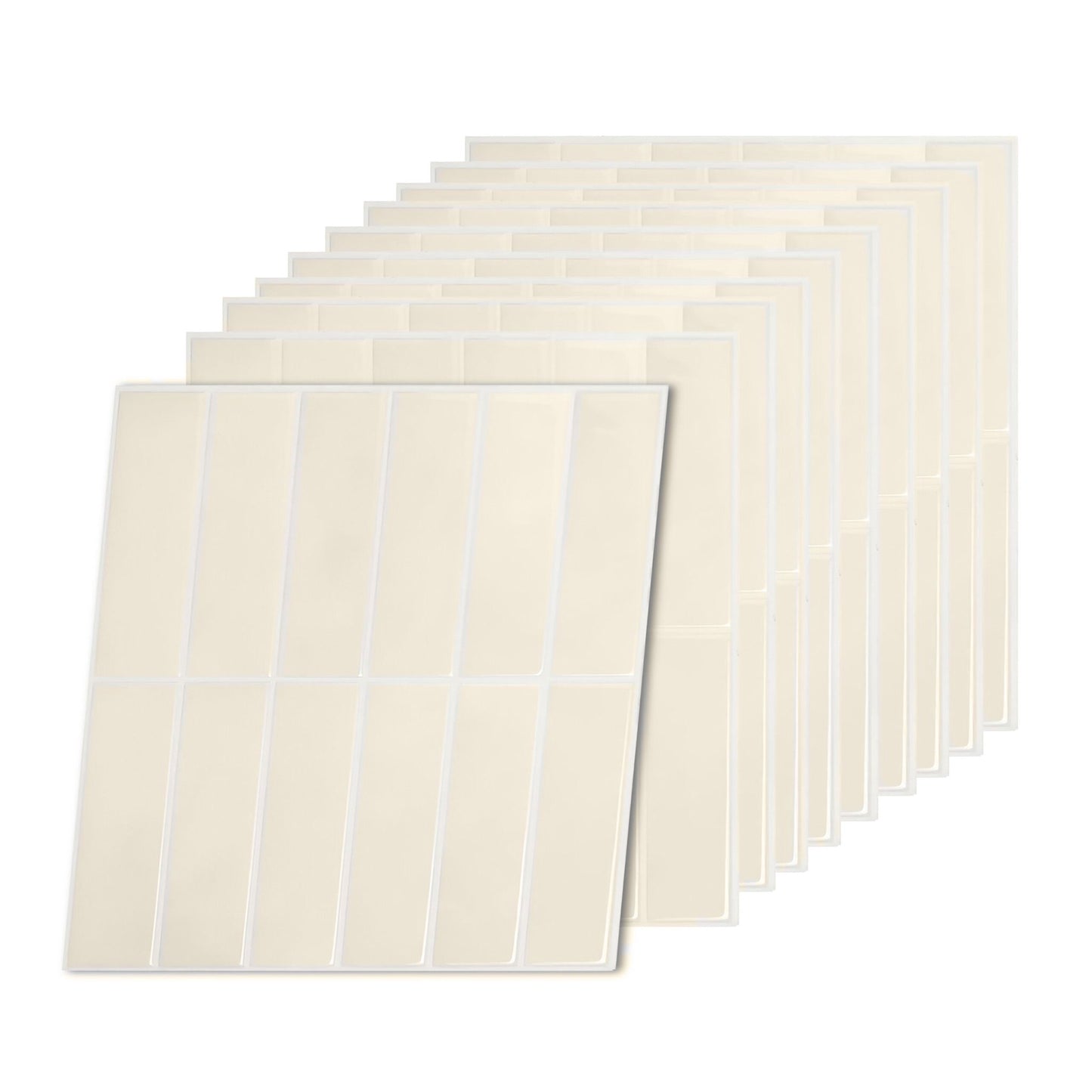 Self-Adhesive 3D Tile Stickers, 30x30 cm, Removable