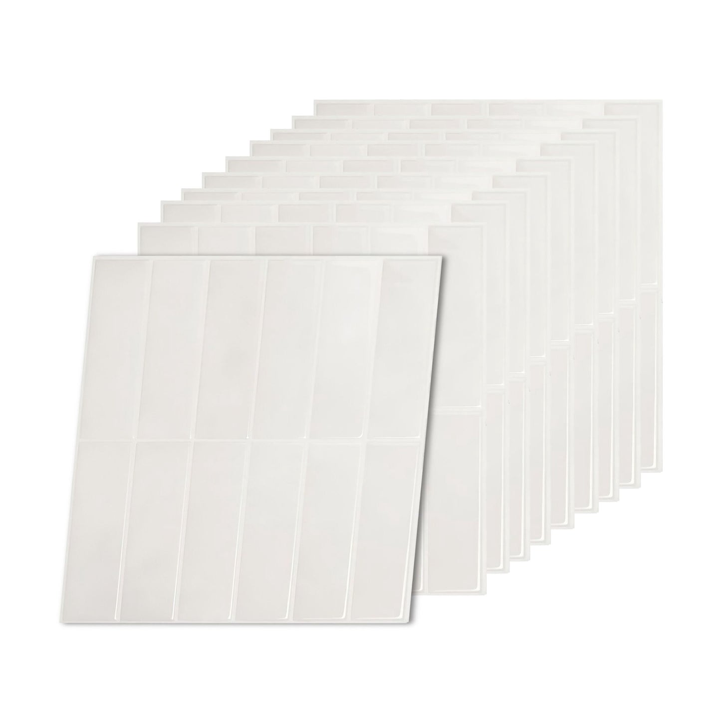 Self-Adhesive 3D Tile Stickers, 30x30 cm, Removable