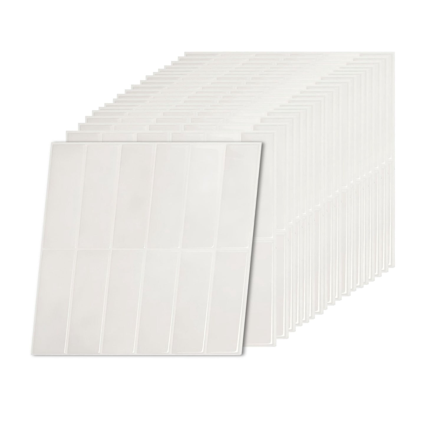 Self-Adhesive 3D Tile Stickers, 30x30 cm, Removable