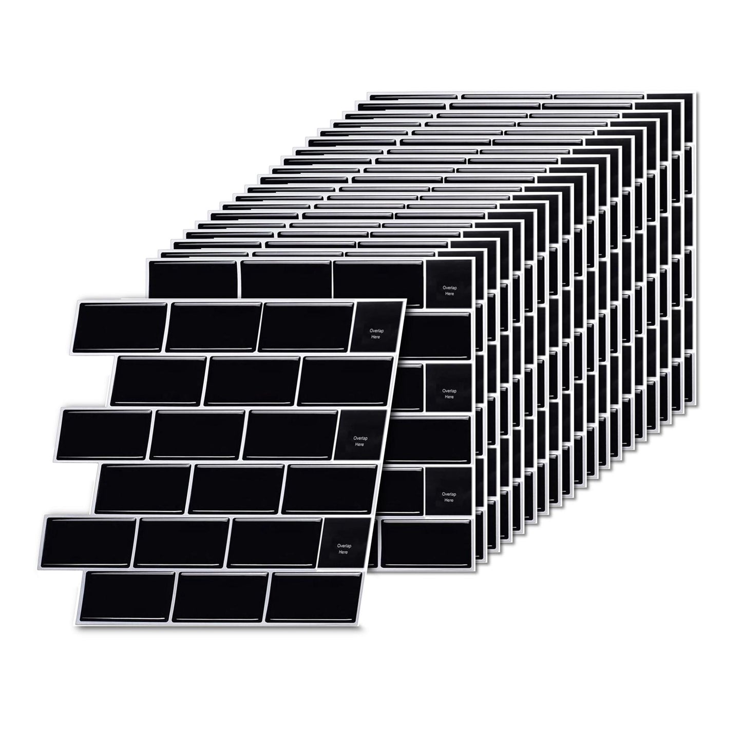 Self-Adhesive 3D Wall Tiles, 30x30 cm, Easy Install