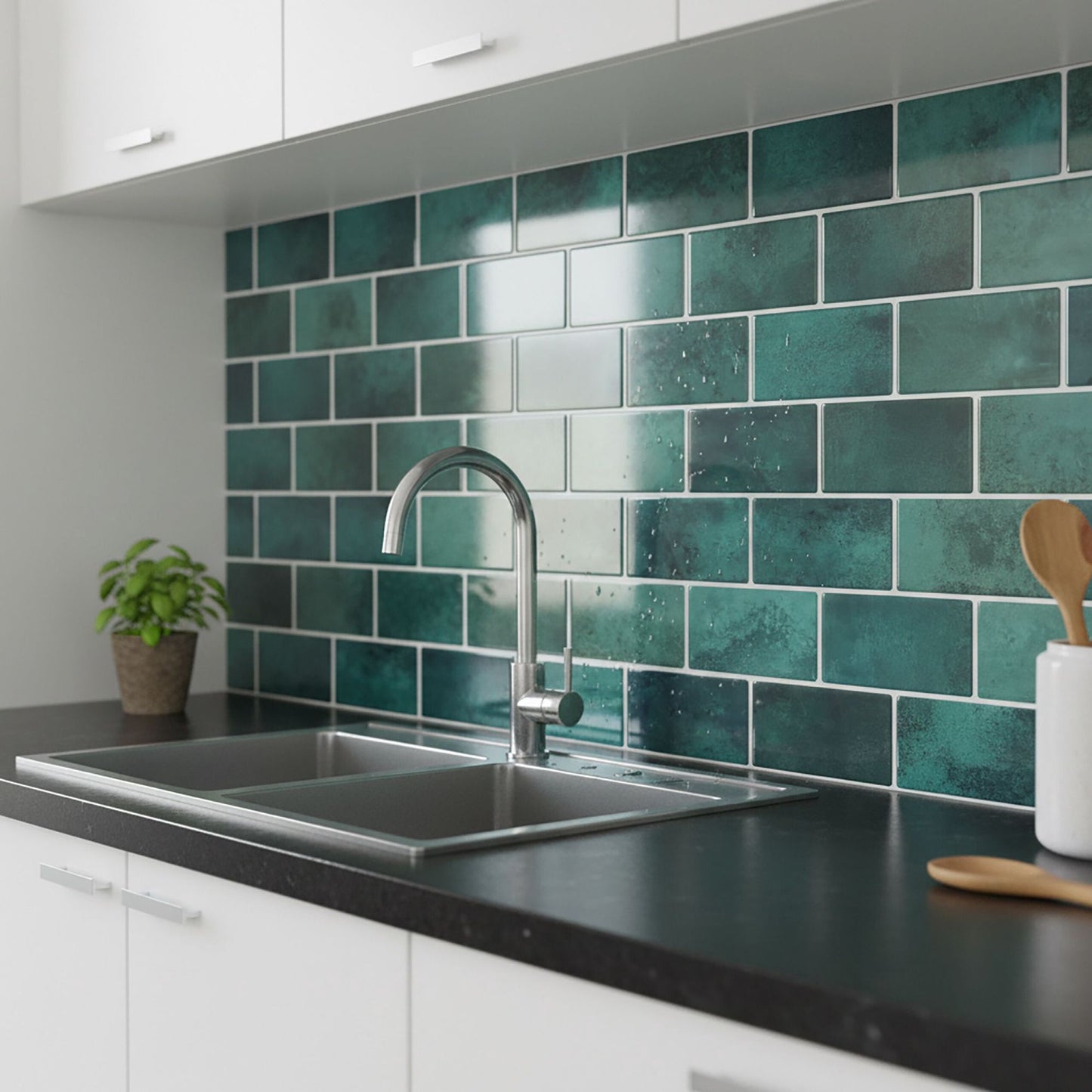 Self-Adhesive 3D Wall Tiles, 30x30 cm, Easy Install