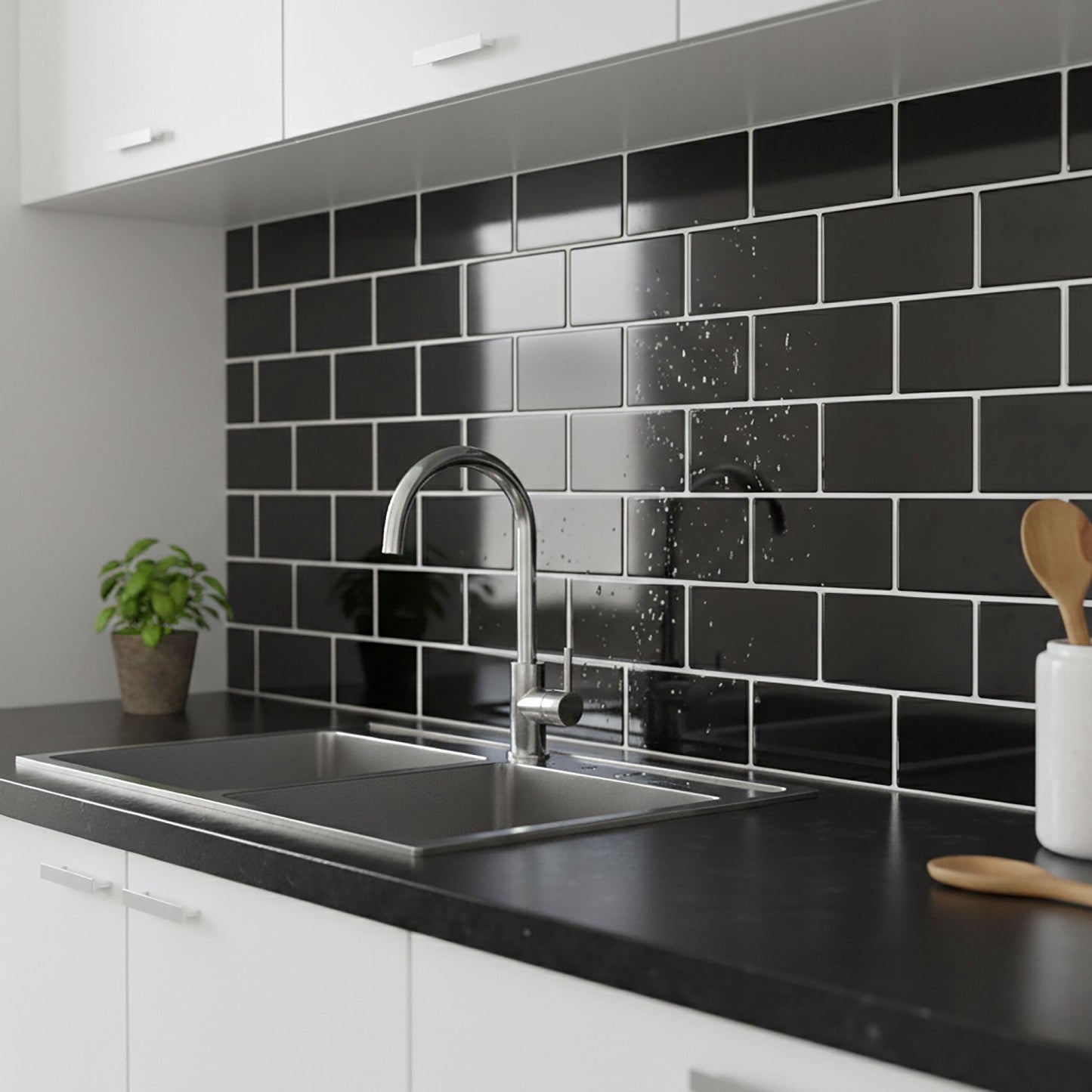 Self-Adhesive 3D Wall Tiles, 30x30 cm, Easy Install