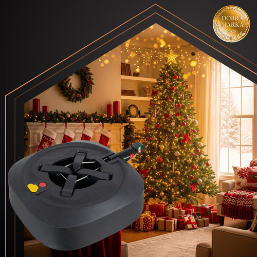 Self-Clamping Christmas Tree Stand with Water Tank