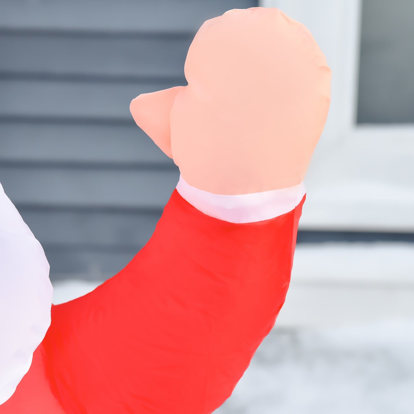 Inflatable Santa Christmas decoration with LED lights