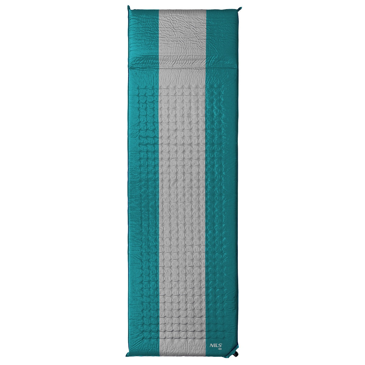 Self-Inflating Camping Mat, Blue-Gray, Compact Size