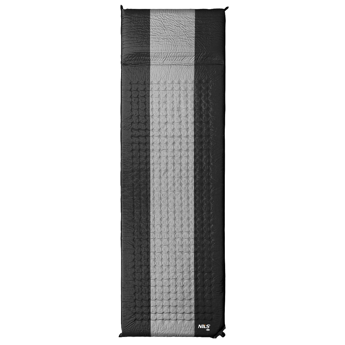 Self-Inflating Camping Mat, Gray-Black, Lightweight