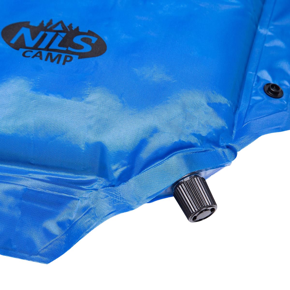 Self-Inflating Camping Mat with Pillow, Blue