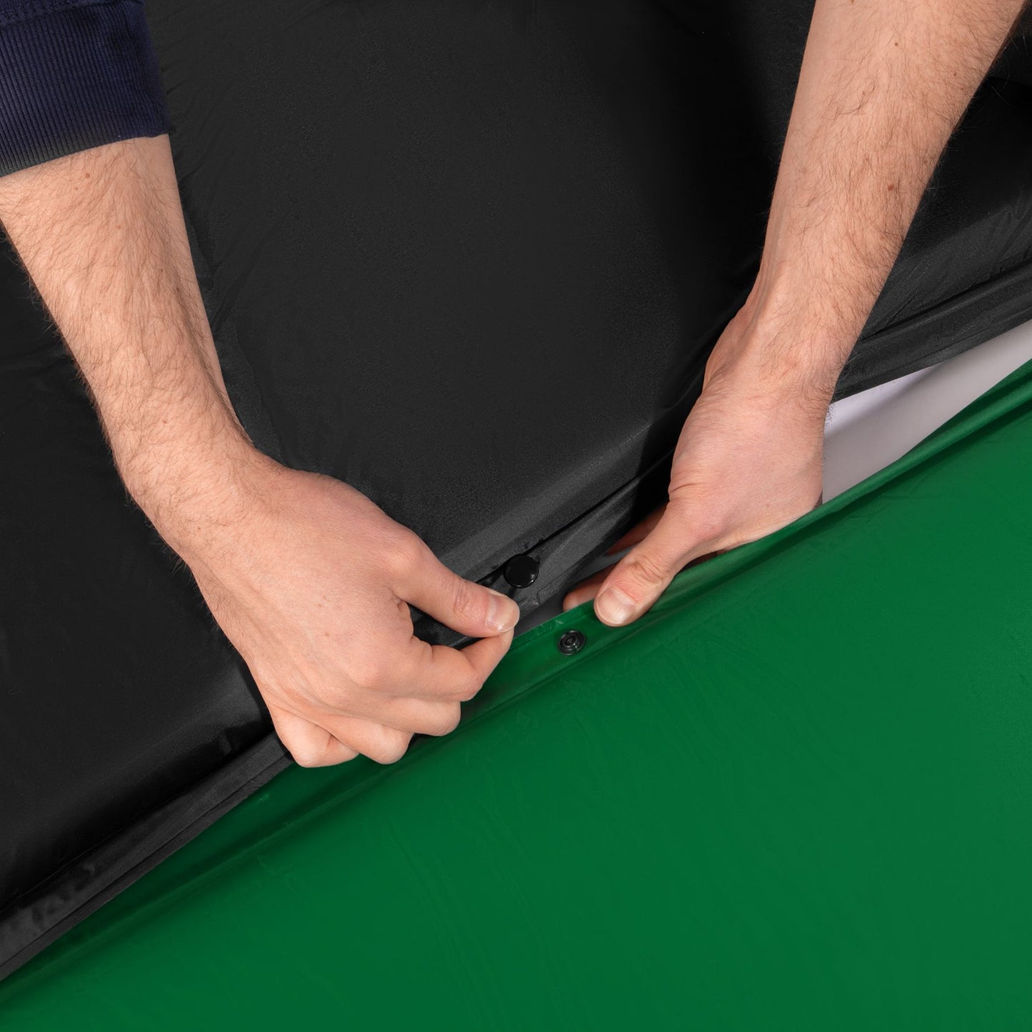Self-Inflating Sleeping Mat 188x65x5 cm, Black