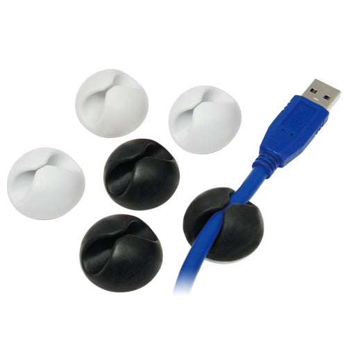 Self-adhesive cable holder 6-pack