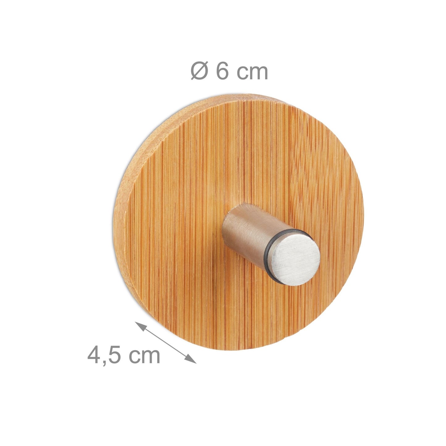 Self-adhesive towel hook set of 4