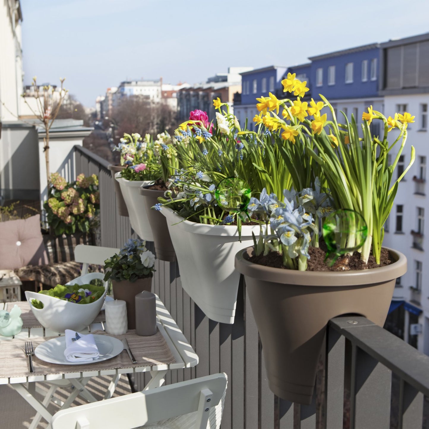 Self-watering glass set of 2