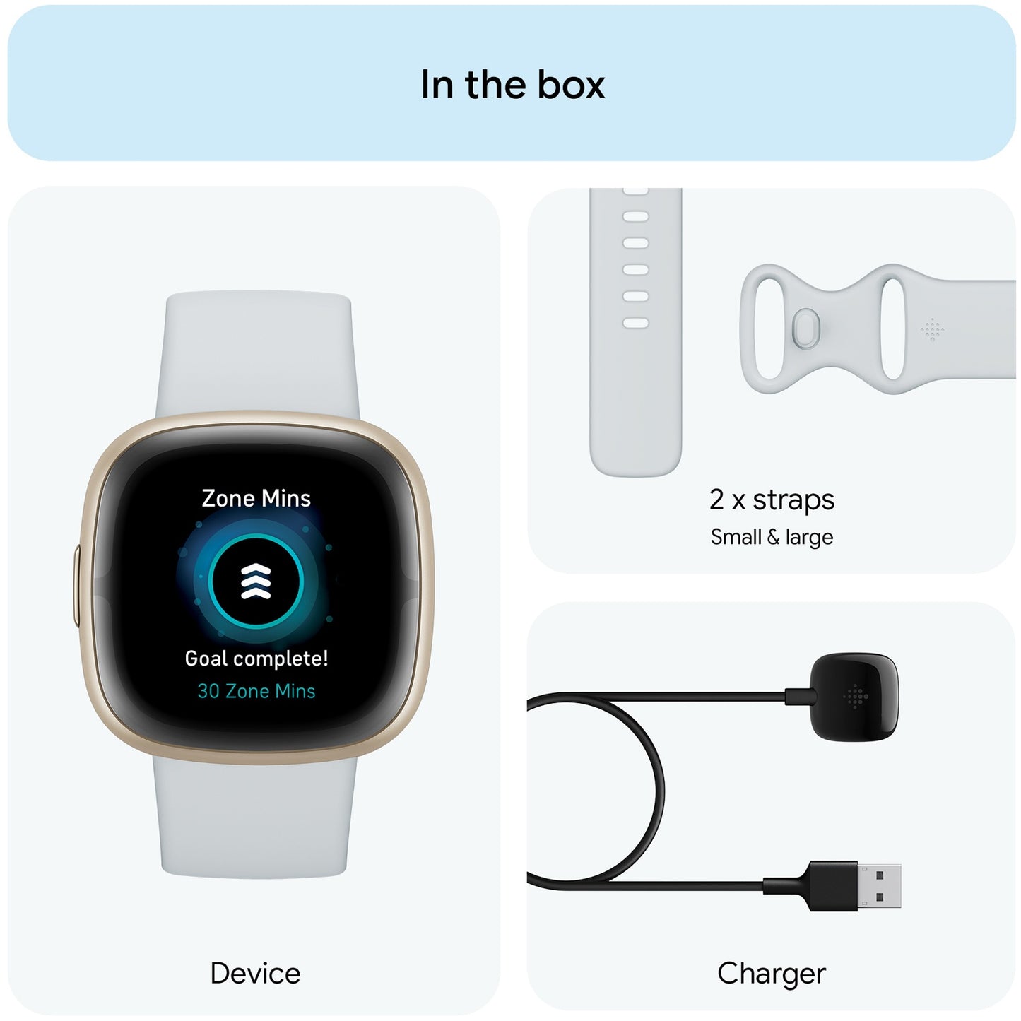 Sense 2, Blue Mist/Soft Gold